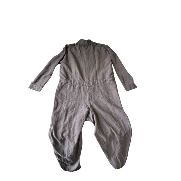 Houston White Faux Suede Jumpsuit Women’s Size Large Brown Gray Target Exclusive - Picture 13 of 13